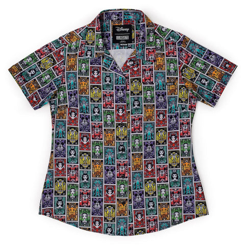 rsvlts-xs-disney-and-pixar-womens-short-sleeve-shirt-disney100-disney-deco-womens-kunuflex-short-sleeve-shirt