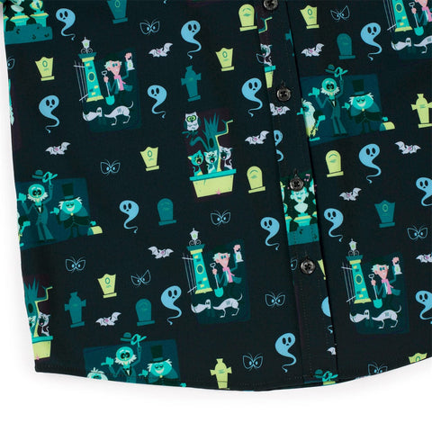 rsvlts-disney-and-pixar-youth-short-sleeve-shirt-disney-s-haunted-mansion-grim-grinning-graveyard-youth-kunuflex-short-sleeve-shirt