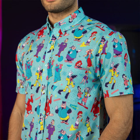 rsvlts-disney-short-sleeve-shirt-goofy-movie-the-whole-goofin-gang-kunuflex-short-sleeve-shirt