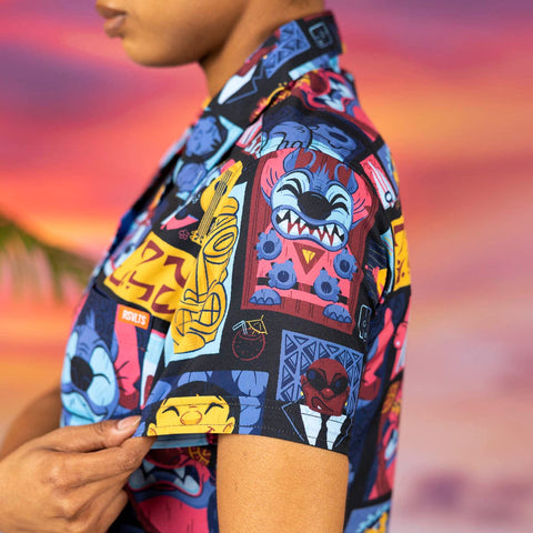 rsvlts-disney-womens-short-sleeve-shirt-disneys-lilo-stitch-tiki-terrestrial-womens-kunuflex-short-sleeve-shirt-disneys-lilo-stitch-tiki-terrestrial-womens-kunuflex-short-sleeve-shirt