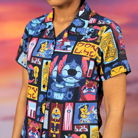 rsvlts-disney-womens-short-sleeve-shirt-disneys-lilo-stitch-tiki-terrestrial-womens-kunuflex-short-sleeve-shirt-disneys-lilo-stitch-tiki-terrestrial-womens-kunuflex-short-sleeve-shirt