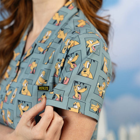 rsvlts-disney-womens-short-sleeve-shirt-disneys-pluto-95th-portraits-of-a-pup-womens-kunuflex-short-sleeve-shirt-disneys-pluto-95th-portraits-of-a-pup-womens-kunuflex-short-sleeve-shirt