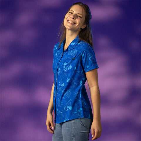 rsvlts-disney-womens-short-sleeve-shirt-fantasia-sketches-in-the-stars-women-kunuflex-short-sleeve-shirt