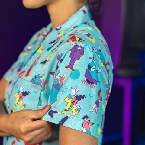 rsvlts-disney-womens-short-sleeve-shirt-goofy-movie-the-whole-goofin-gang-womens-kunuflex-short-sleeve-shirt