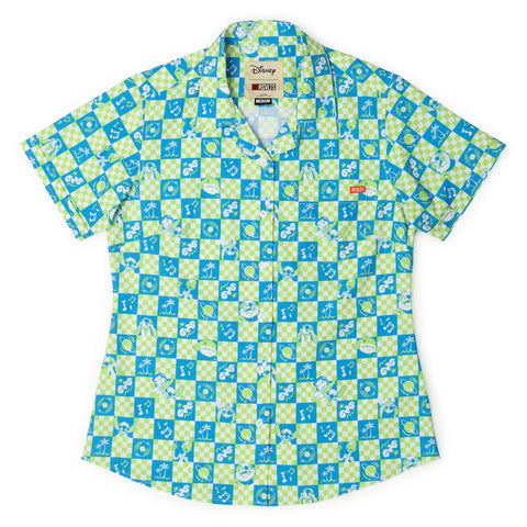 rsvlts-xs-disney-womens-short-sleeve-shirt-disneys-lilo-stitch-galactic-groovin-womens-kunuflex-short-sleeve-shirt-disneys-lilo-stitch-galactic-groovin-womens-kunuflex-short-sleeve-shirt