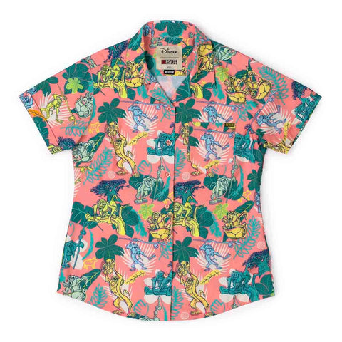 rsvlts-xs-disney-womens-short-sleeve-shirt-disneys-the-lion-king-peak-rafiki-womens-kunuflex-short-sleeve-shirt