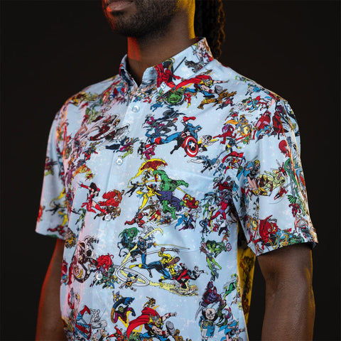 rsvlts-marvel-short-sleeve-shirt-marvel-85th-anniversary-there-goes-my-hero-kunuflex-short-sleeve-shirt