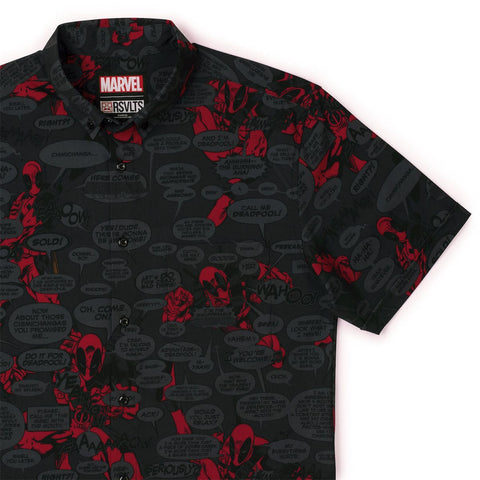 rsvlts-xs-marvel-short-sleeve-shirt-deadpool-merc-with-a-mouth-kunuflex-short-sleeve-shirt