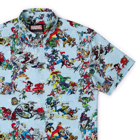 rsvlts-xs-marvel-short-sleeve-shirt-marvel-85th-anniversary-there-goes-my-hero-kunuflex-short-sleeve-shirt