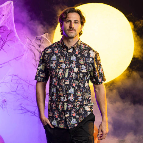 rsvlts-nightmare-before-christmas-short-sleeve-shirt-disney-tim-burtons-the-nightmare-before-christmas-nightmare-neighbors-kunuflex-short-sleeve-shirt-disney-tim-burtons-the-nightmare-before-christmas-nightmare-neighbors-kunuflex-short-sleeve-shirt