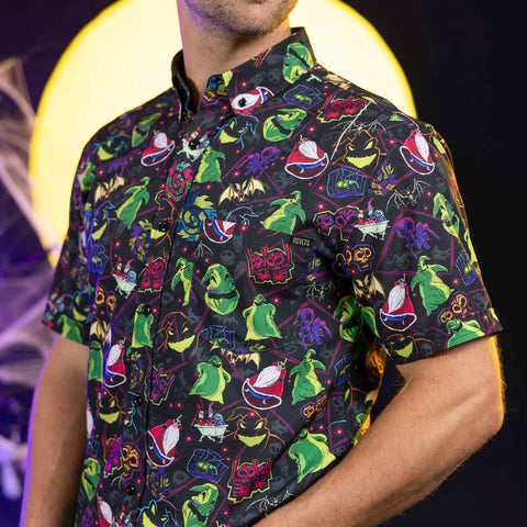 rsvlts-nightmare-before-christmas-short-sleeve-shirt-disney-tim-burtons-the-nightmare-before-christmas-oogie-boogie-always-wins-kunuflex-short-sleeve-shirt-disney-tim-burtons-the-nightmare-before-christmas-oogie-boogie-always-wins-kunuflex-short-sleeve-shirt