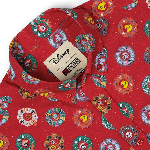 rsvlts-nightmare-before-christmas-short-sleeve-shirt-disney-tim-burtons-the-nightmare-before-christmas-wreathing-havoc-kunuflex-short-sleeve-shirt-disney-tim-burtons-the-nightmare-before-christmas-wreathing-havoc-kunuflex-short-sleeve-shirt