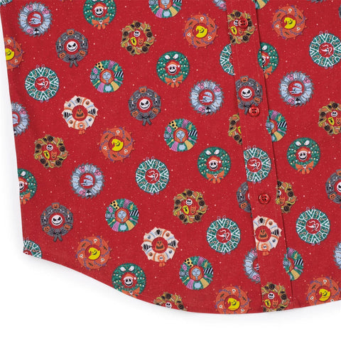 rsvlts-nightmare-before-christmas-short-sleeve-shirt-disney-tim-burtons-the-nightmare-before-christmas-wreathing-havoc-kunuflex-short-sleeve-shirt-disney-tim-burtons-the-nightmare-before-christmas-wreathing-havoc-kunuflex-short-sleeve-shirt