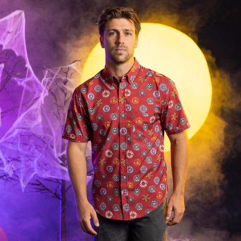 rsvlts-nightmare-before-christmas-short-sleeve-shirt-disney-tim-burtons-the-nightmare-before-christmas-wreathing-havoc-kunuflex-short-sleeve-shirt-disney-tim-burtons-the-nightmare-before-christmas-wreathing-havoc-kunuflex-short-sleeve-shirt