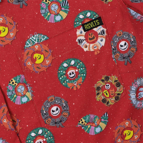 rsvlts-nightmare-before-christmas-womens-short-sleeve-shirt-disney-tim-burtons-the-nightmare-before-christmas-wreathing-havoc-womens-kunuflex-short-sleeve-shirt-disney-tim-burtons-the-nightmare-before-christmas-wreathing-havoc-womens-kunuflex-short-sleeve-shirt