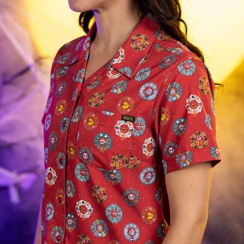 rsvlts-nightmare-before-christmas-womens-short-sleeve-shirt-disney-tim-burtons-the-nightmare-before-christmas-wreathing-havoc-womens-kunuflex-short-sleeve-shirt-disney-tim-burtons-the-nightmare-before-christmas-wreathing-havoc-womens-kunuflex-short-sleeve-shirt