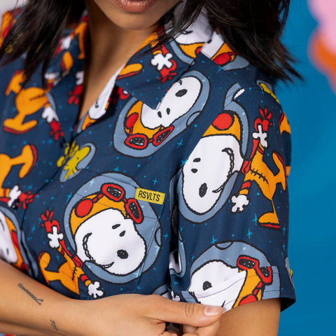 rsvlts-peanuts-womens-short-sleeve-shirt-peanuts-snoopy-in-space-womens-kunuflex-short-sleeve-shirt-peanuts-snoopy-in-space-womens-kunuflex-short-sleeve-shirt