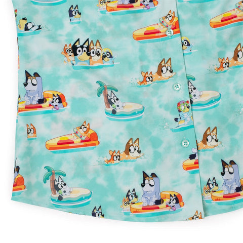 bluey-pool-party-_-womens-kunuflex-short-sleeve-shirt