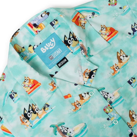 bluey-pool-party-_-womens-kunuflex-short-sleeve-shirt