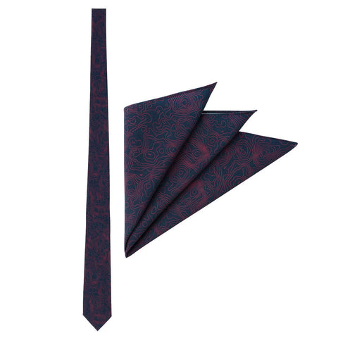rsvlts-rsvlts-rsvlts-loyalty-program-red-navy-topo-tie-pocket-square-set-rsvlts-loyalty-program-red-navy-topo-tie-pocket-square-set