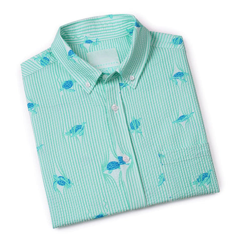 rsvlts-rsvlts-short-sleeve-shirt-sea-turtles-stretch-seersucker-short-sleeve-shirt