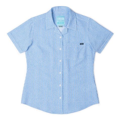 rsvlts-xs-rsvlts-womens-short-sleeve-shirt-we-sail-without-him-womens-stretch-seersucker-short-sleeve-shirt-we-sail-without-him-womens-stretch-seersucker-short-sleeve-shirt