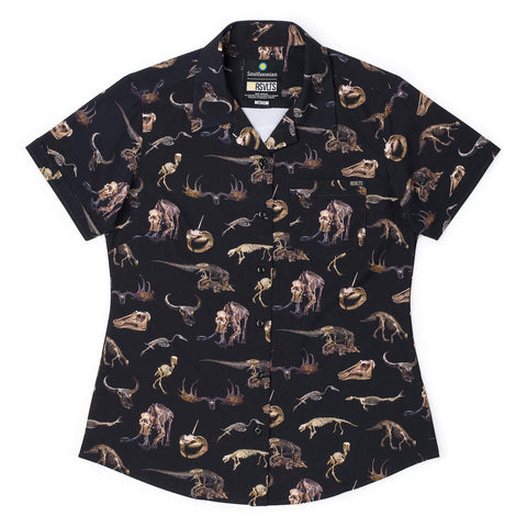 rsvlts-xs-smithsonian-womens-short-sleeve-shirt-smithsonians-natural-history-excavating-history-womens-kunuflex-short-sleeve-shirt-smithsonians-natural-history-excavating-history-womens-kunuflex-short-sleeve-shirt