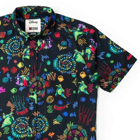 rsvlts-xs-the-nightmare-before-christmas-short-sleeve-shirt-disney-tim-burtons-the-nightmare-before-christmas-oogies-turn-to-boogie-kunuflex-short-sleeve-shirt