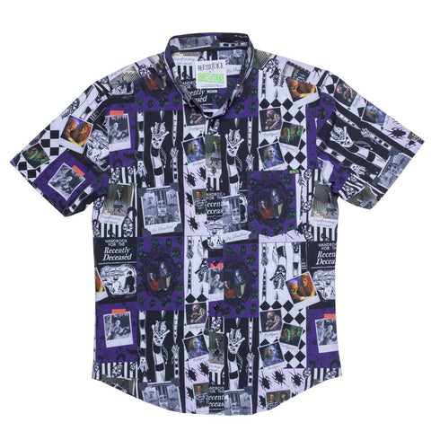 rsvlts-beetlejuice-short-sleeve-shirt-beetlejuice-one-big-dark-scrapbook-kunuflex-short-sleeve-shirt
