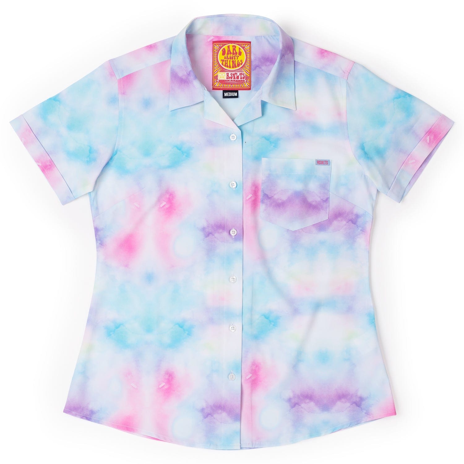 Dakota Snow Clouds – Women's KUNUFLEX Short Sleeve Shirt