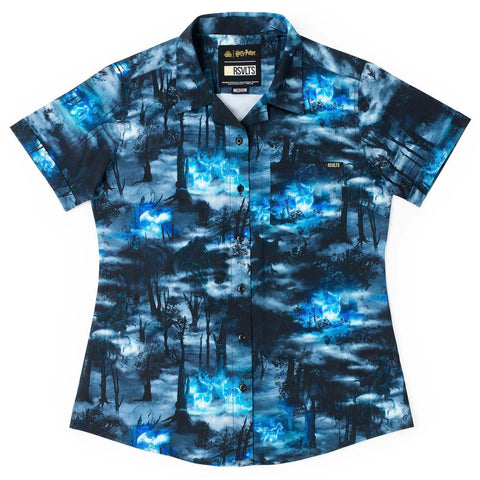 rsvlts-xs-harry-potter-harry-potter-expecto-patronum-womens-kunuflex-short-sleeve-shirt