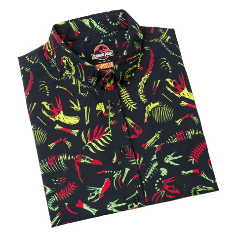 rsvlts-jurassic-park-short-sleeve-shirt-jurassic-park-fossil-records-kunuflex-short-sleeve-shirt