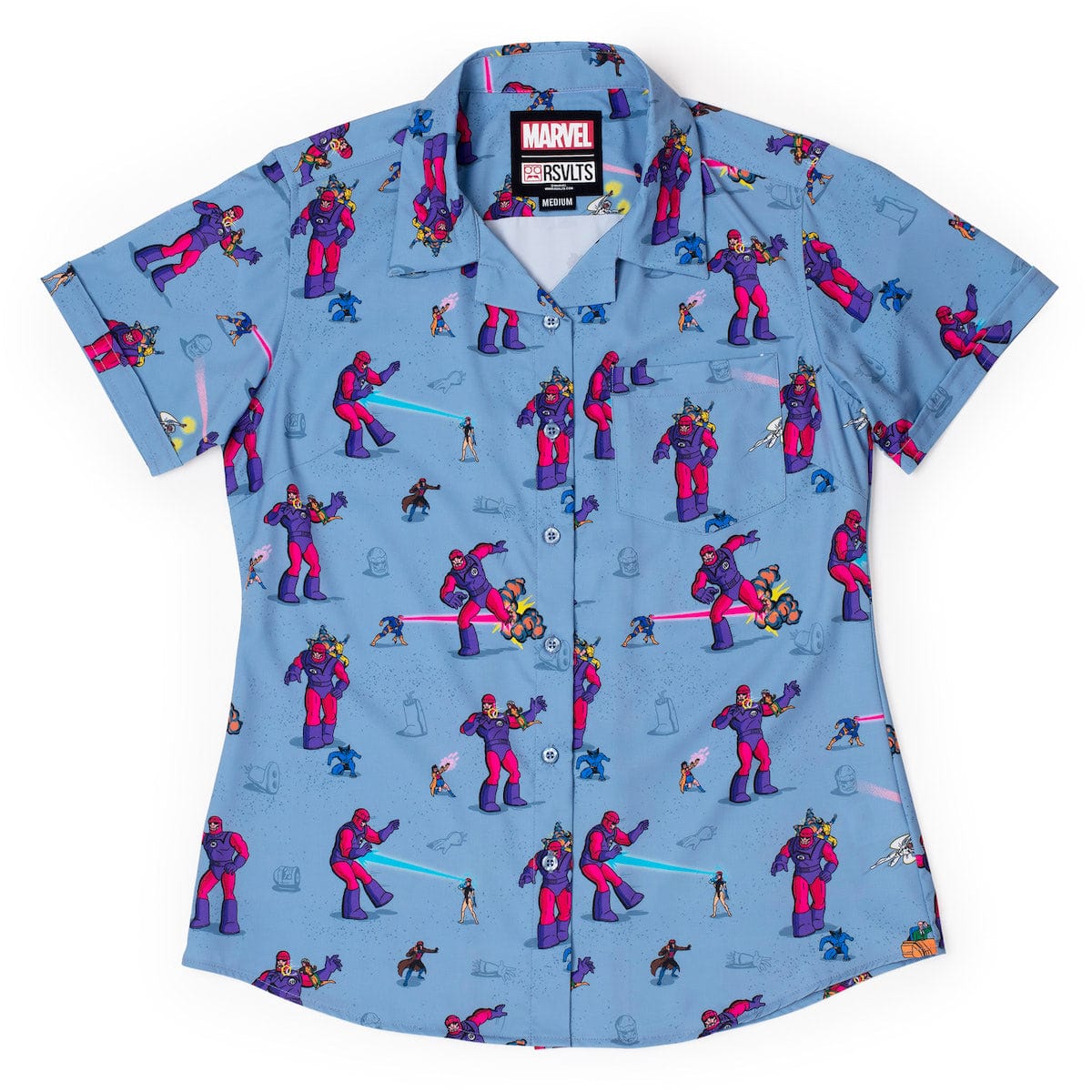 marvel men's button down shirts