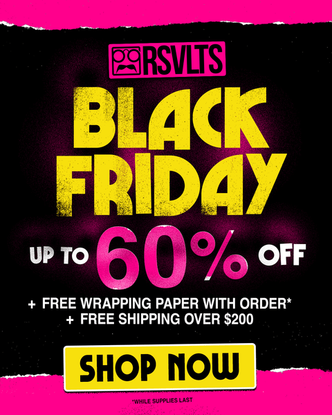 rsvlts-black-friday-sale-advertisement-with-yellow-text-on-a-black-and-pink-background