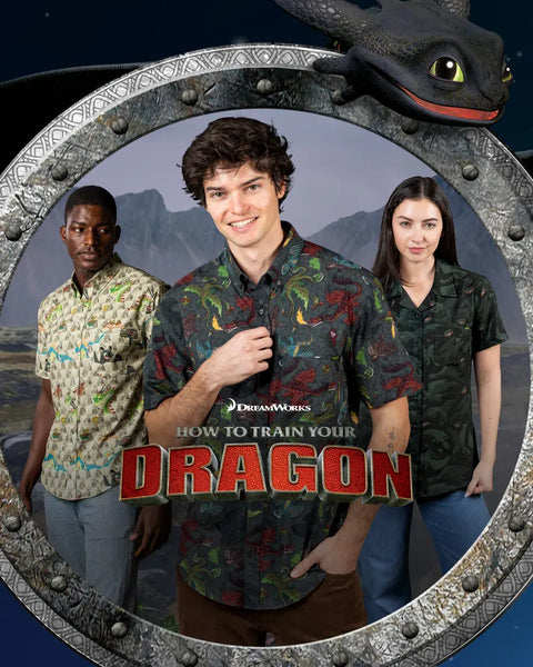 promotional-poster-for-how-to-train-your-dragon-with-three-people-standing-inside-a-dragon-emblem