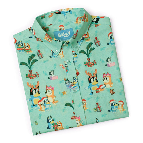 rsvlts-bluey-short-sleeve-shirt-bluey-heeler-holiday-kunuflex-short-sleeve-shirt