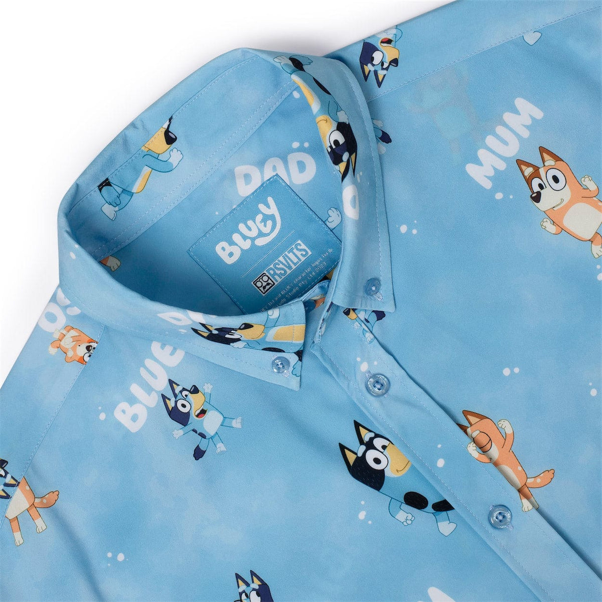bluey dress shirt men Bluey ''Beach Day'' Button Down Shirt for Men by RSVLTS- Official Disney Store