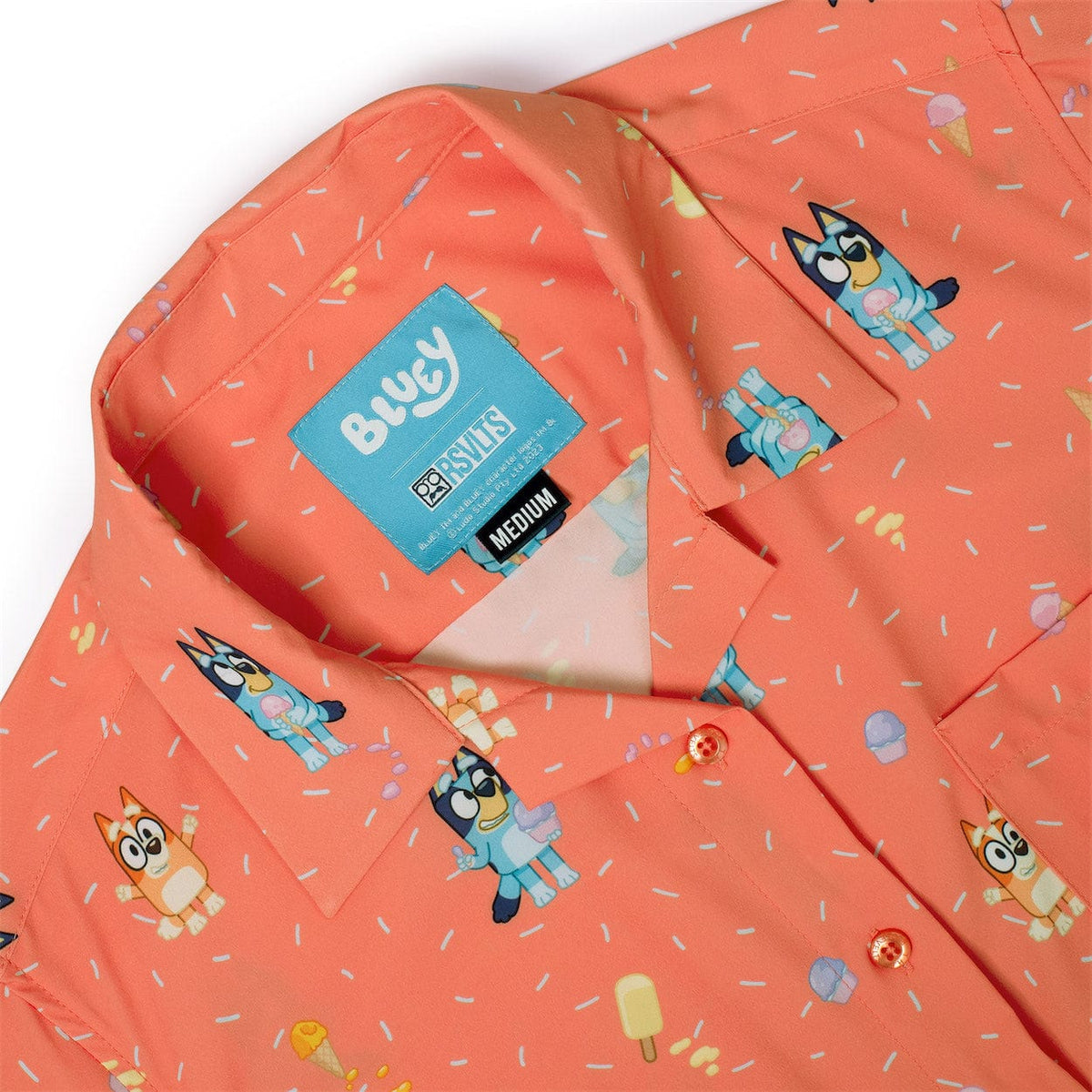women's bluey dress Bluey Don't Let It Melt – Women's KUNUFLEX Short Sleeve Shirt by RSVLTS