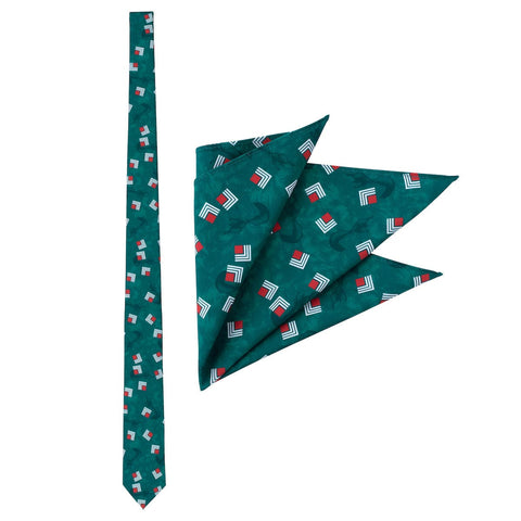 rsvlts-christmas-vacation-tie-set-christmas-vacation-the-clark-tie-and-pocket-square-set-christmas-vacation-the-clark-tie-and-pocket-square-set