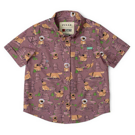 RSVLTS 2T Disney and Pixar Preschool Short Sleeve Shirt Disney and Pixar Up "My Name Is Dug" – Preschooler KUNUFLEX Short Sleeve Shirt