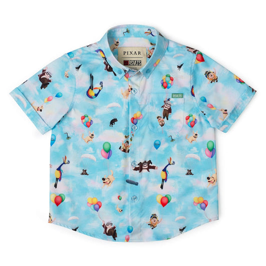 RSVLTS 2T Disney and Pixar Preschool Short Sleeve Shirt Disney and Pixar Up "What Goes Up..." – Preschooler KUNUFLEX Short Sleeve Shirt