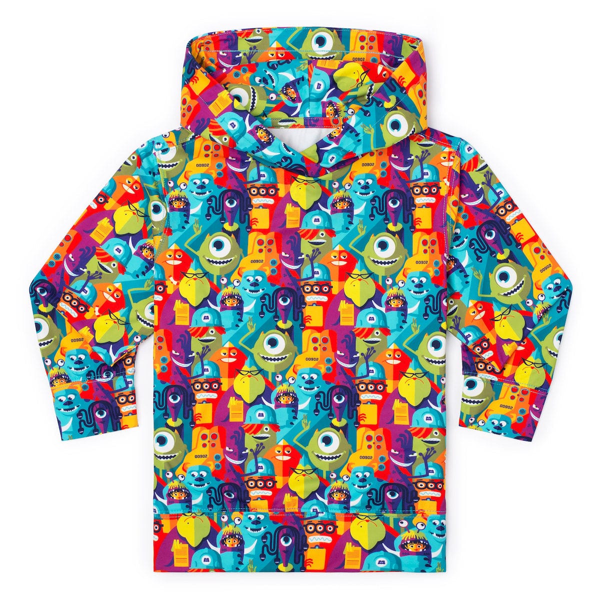 monsters inc toddler clothes Disney and Pixar Monsters, Inc. The Scare Floor – Preschooler Performance Hoodie by RSVLTS