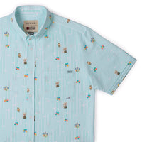 Disney and Pixar Up "Going Up!" – Stretch Seersucker Short Sleeve Shirt