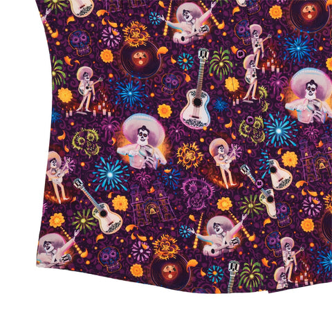 rsvlts-disney-and-pixar-womens-short-sleeve-shirt-disney-and-pixar-coco-remember-me-womens-kunuflex-short-sleeve-shirt-disney-and-pixar-coco-remember-me-womens-kunuflex-short-sleeve-shirt