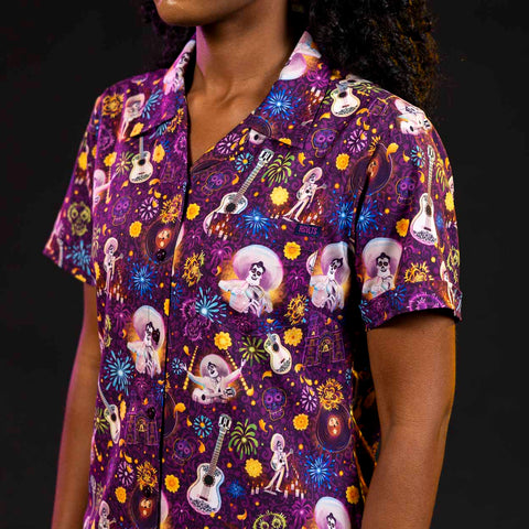 rsvlts-disney-and-pixar-womens-short-sleeve-shirt-disney-and-pixar-coco-remember-me-womens-kunuflex-short-sleeve-shirt-disney-and-pixar-coco-remember-me-womens-kunuflex-short-sleeve-shirt