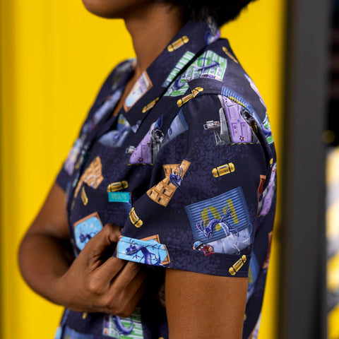 rsvlts-disney-and-pixar-womens-short-sleeve-shirt-disney-and-pixar-monsters-inc-stealth-mode-womens-kunuflex-short-sleeve-short-disney-and-pixar-monsters-inc-stealth-mode-womens-kunuflex-short-sleeve-short