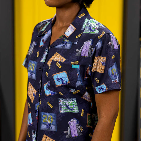 rsvlts-disney-and-pixar-womens-short-sleeve-shirt-disney-and-pixar-monsters-inc-stealth-mode-womens-kunuflex-short-sleeve-short-disney-and-pixar-monsters-inc-stealth-mode-womens-kunuflex-short-sleeve-short