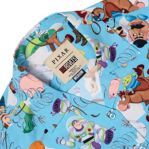 rsvlts-disney-and-pixar-womens-short-sleeve-shirt-disney-and-pixar-toy-story-andy-s-toy-box-womens-kunuflex-short-sleeve-shirt-disney-and-pixar-toy-story-andy-s-toy-box-womens-kunuflex-short-sleeve-shirt
