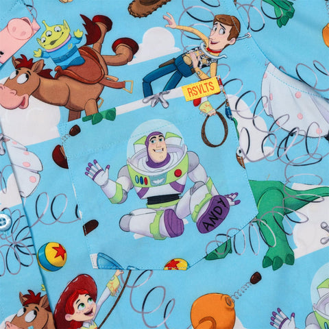 rsvlts-disney-and-pixar-womens-short-sleeve-shirt-disney-and-pixar-toy-story-andy-s-toy-box-womens-kunuflex-short-sleeve-shirt-disney-and-pixar-toy-story-andy-s-toy-box-womens-kunuflex-short-sleeve-shirt