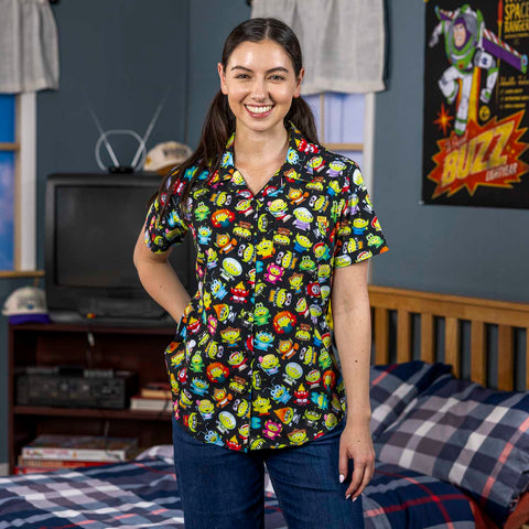 rsvlts-disney-and-pixar-womens-short-sleeve-shirt-disney-and-pixar-toy-story-cosmic-costumes-womens-kunuflex-short-sleeve-shirt-disney-and-pixar-toy-story-cosmic-costumes-womens-kunuflex-short-sleeve-shirt